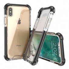 iPhone X Clear Case, iPhone 10 Clear Case  (Black)